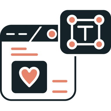 Seo simgesinin vektör illüstrasyonu