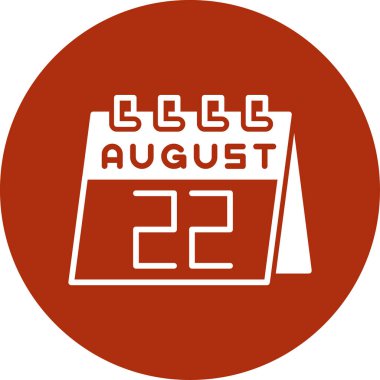 Takvim simgesi tasarımı, vektör illüstrasyonu