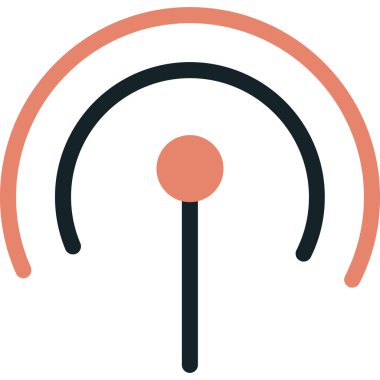 Düz stil müzik simgesi