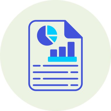 Bir belgenin vektör illüstrasyonu