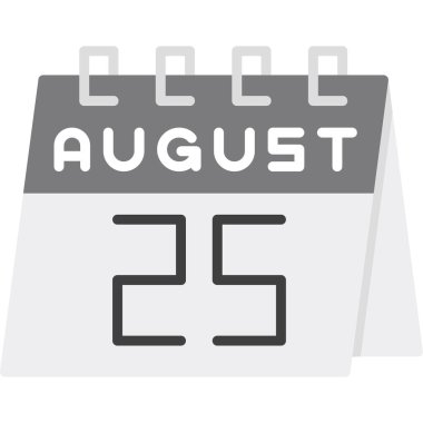 Takvim simgesi tasarımı, vektör illüstrasyonu