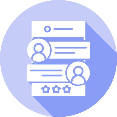 Simge vektör illüstrasyonunu gözden geçir