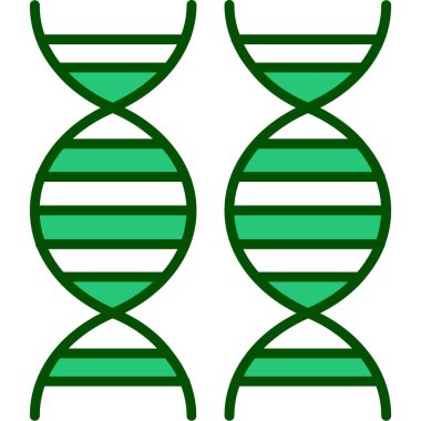 DNA simgesi vektör illüstrasyonu