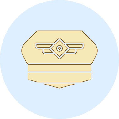 Altın bir ikonun vektör illüstrasyonu