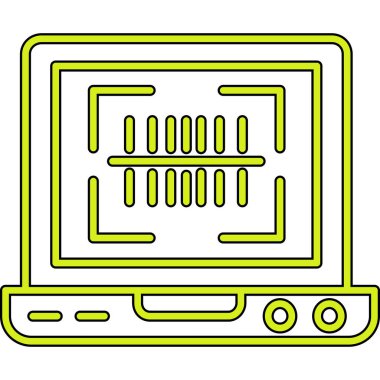 vektör dizüstü bilgisayar simgesi