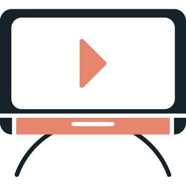 Oyuncu. Web simgesi basit illüstrasyon