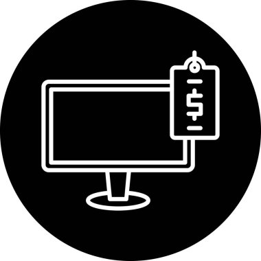 izleyici ikon vektör illüstrasyonu