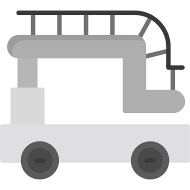 Otobüs. Web simgesi basit illüstrasyon