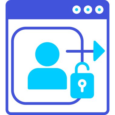 kullanıcı web simgesi basit vektörü