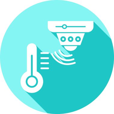 Bir termometre simgesinin vektör çizimi