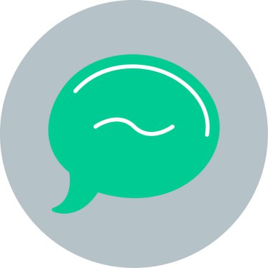 Sohbet simgesi vektör illüstrasyonu