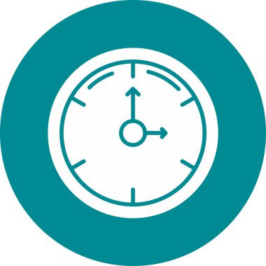 saat vektör illüstrasyon simgesi