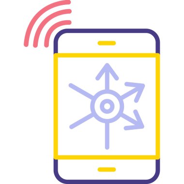 Cep telefonu. Basit resimleme