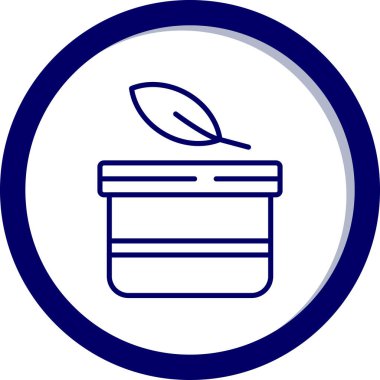 Bitki. Web simgesi basit tasarım