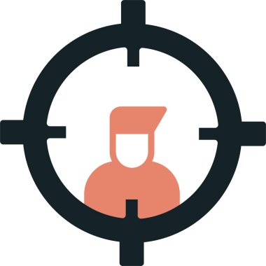 ticari hedef vektör illüstrasyonu