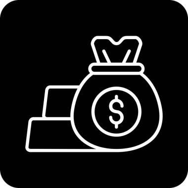 Dolar simgesi vektör illüstrasyonu