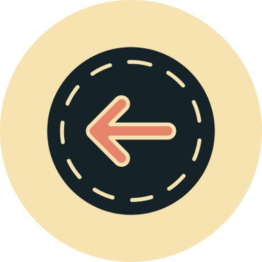 ok yönü simgesi doldurulmuş - taslak biçimi