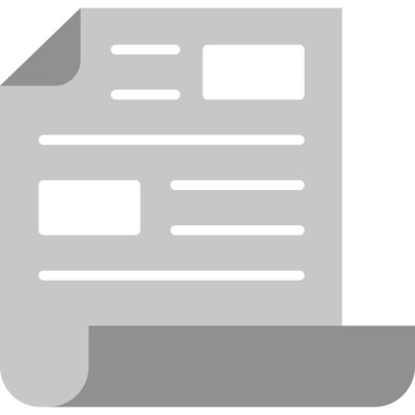 belge kağıt simgesi düz biçimli