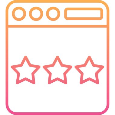 Beğeni simgesi, vektör illüstrasyonu