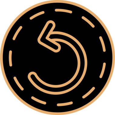 Kahve fincanı simgesi renk ana hatları vektörü