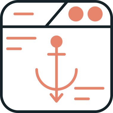 Tekne. Web simgesi basit illüstrasyon