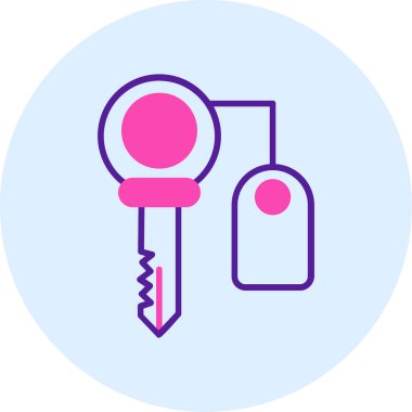 Anahtar. Web simgesi basit illüstrasyon