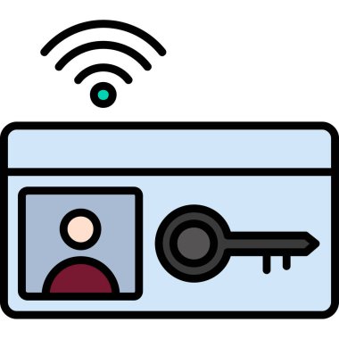 Kredi kartı ikonu. Taslak kredi kartı vektör rengi izole edildi