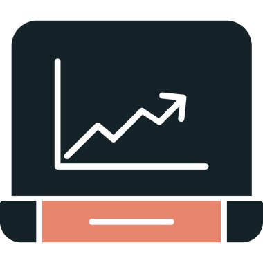 grafik vektör düz simgesi