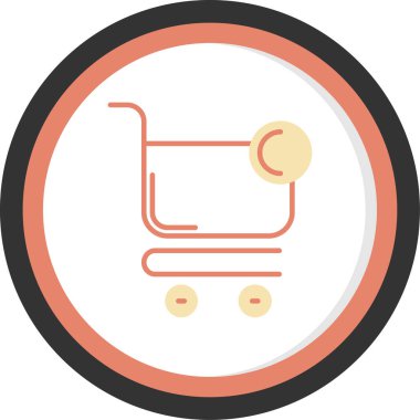 Gri arkaplanda izole edilmiş modaya uygun düz stil araç simgesi