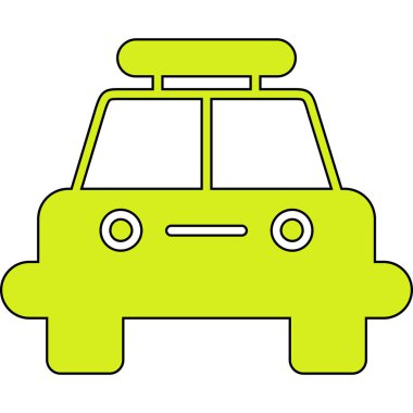 araba simgesi vektör illüstrasyonu