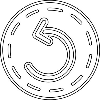 Bir paranın vektör çizimi