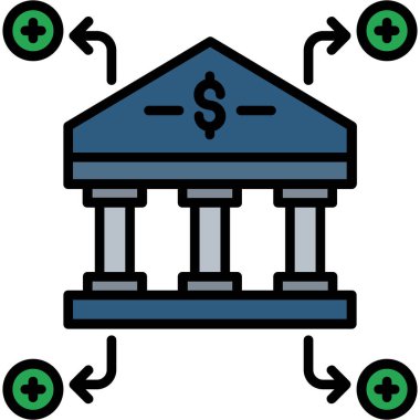 banka binası renk simgesi