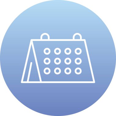 Takvim simgesi vektör illüstrasyonu