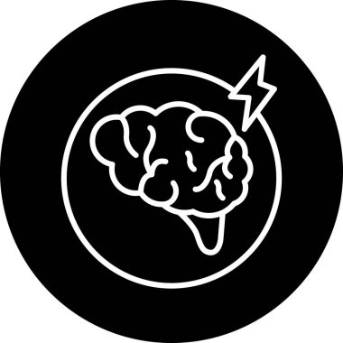 Vektör Beyin simgesi illüstrasyonu