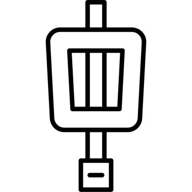 Sepet simgesi, vektör illüstrasyonu