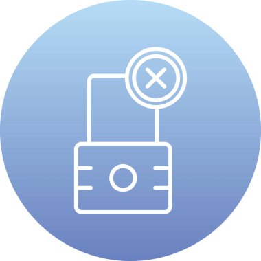 Modern b 'nin vektör illüstrasyonu eksik simgesi