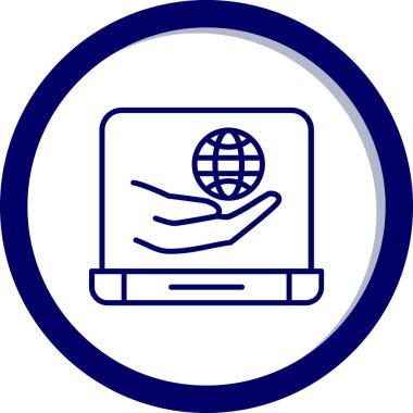 seo modern simgesinin vektör illüstrasyonu