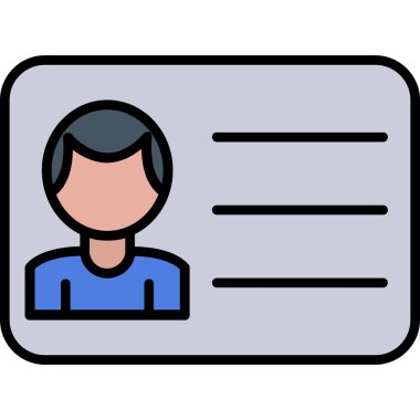 kimlik kartı simgesi