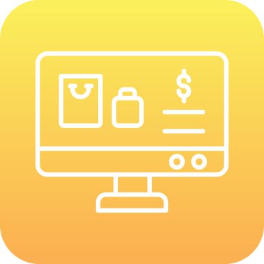 seo modern simgesinin vektör illüstrasyonu