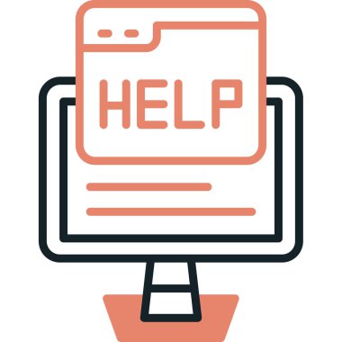 vektör içinde yardım simgesi