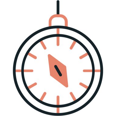 Kronometre vektör simgesi modern basit vektör illüstrasyonu