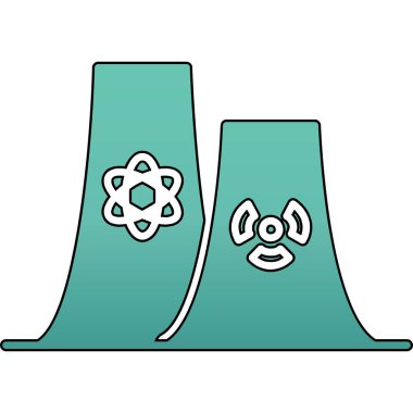 Bilim için bir karikatür simgesinin vektör çizimi