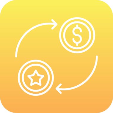 Dolar simgesi, vektör illüstrasyonu