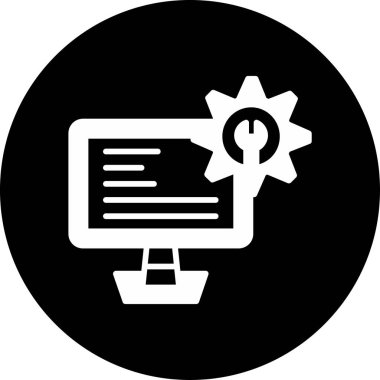 bilgisayar simgesi vektör illüstrasyonu