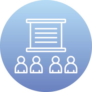 İş ve finans simgesinin vektör illüstrasyonu