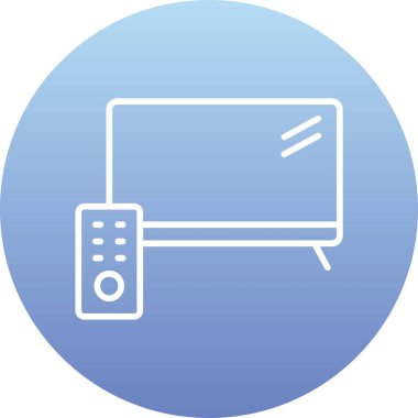 Projeniz için vektör tv simgesi