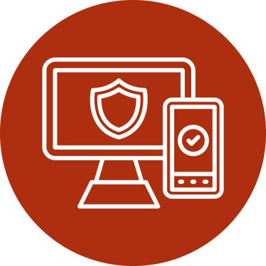 Modern bir simgenin vektör illüstrasyonu