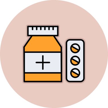 İlaç hapları. vektör illüstrasyonu