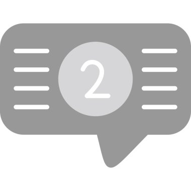 konuşma kabarcığı vektör çizimi