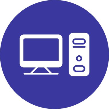 TV simgesi vektör illüstrasyonu